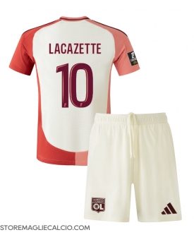 Olympique Lyonnais Alexandre Lacazette #10 Maglia Gara Terza Repliche 2024-25 Bambino Maniche Corte
